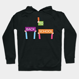 Back to school sign Hoodie